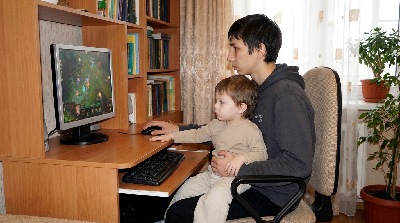 Персонажи за компьютерной игрой